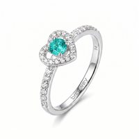 Anillo Brosway Mujer FANCY - AQUA GREEN in Plata FAG29
